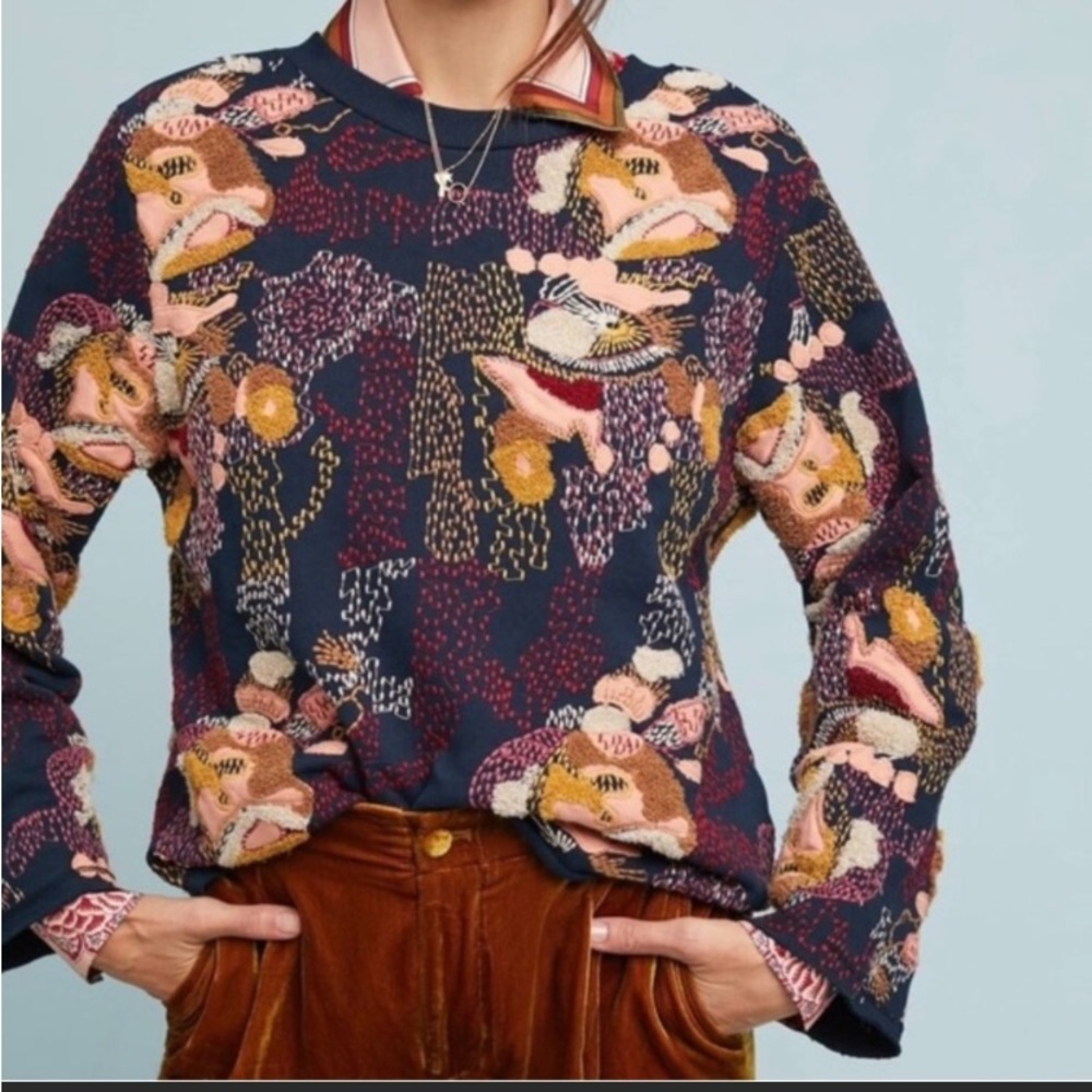 NWT Anthropologie Uglygirl Sweatshirt